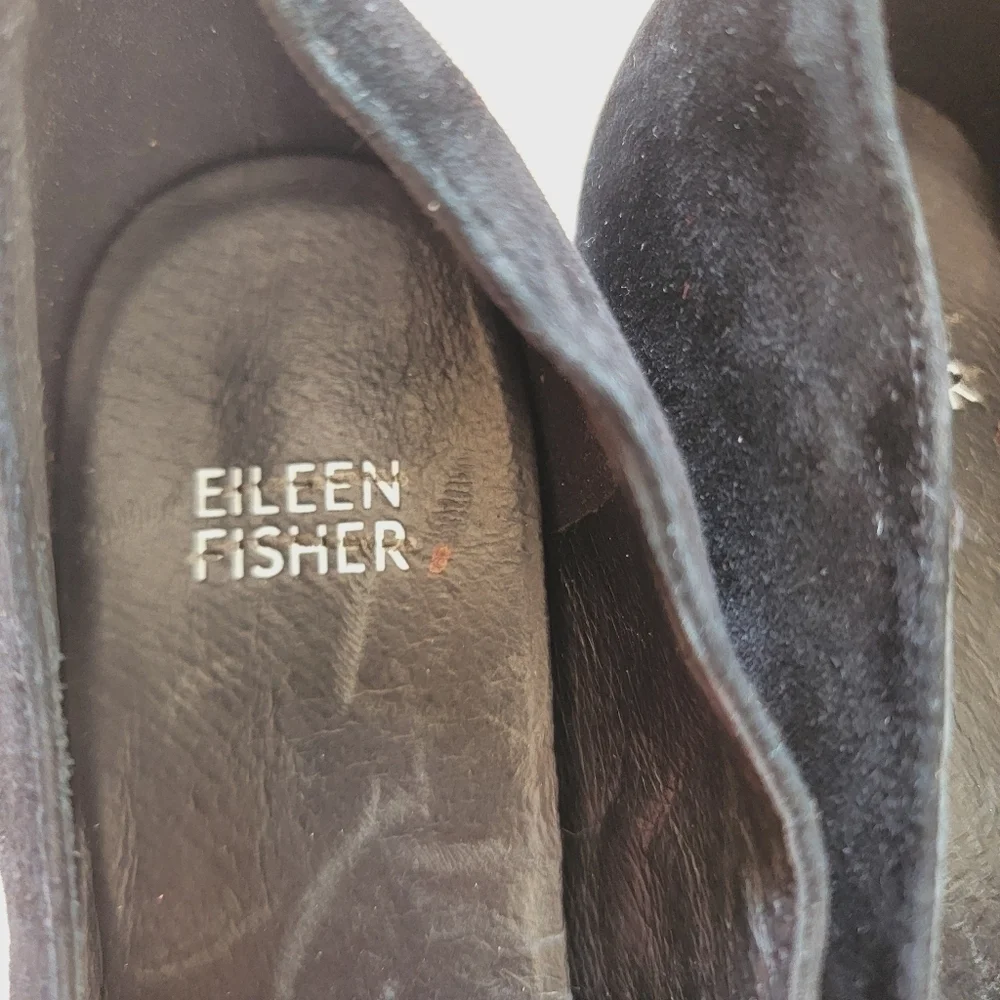 NWOB Eileen Fisher Suede Oxford 6.5